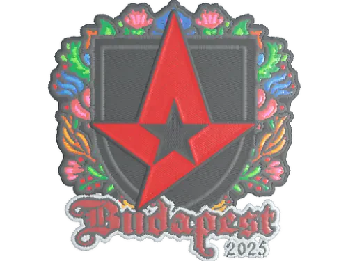 Sticker | Astralis (Embroidered) | Budapest 2025