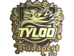 Sticker | TYLOO (Gold) | Budapest 2025