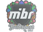 Sticker | MIBR (Embroidered) | Budapest 2025