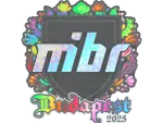 Sticker | MIBR (Holo) | Budapest 2025