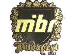 Sticker | MIBR (Gold) | Budapest 2025