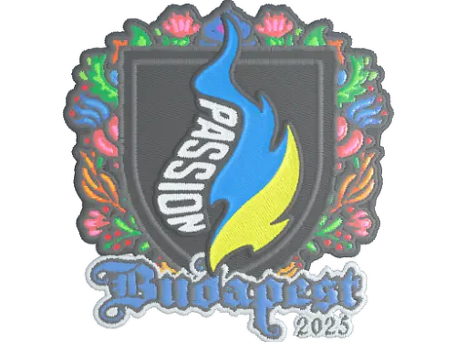 Sticker | Passion UA (Embroidered) | Budapest 2025 Sticker | Passion UA (Embroidered) | Budapest 2025