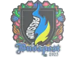 Sticker | Passion UA (Embroidered) | Budapest 2025