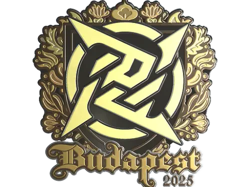 Sticker | Ninjas in Pyjamas (Gold) | Budapest 2025