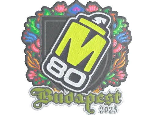 Sticker | M80 (Embroidered) | Budapest 2025 Sticker | M80 (Embroidered) | Budapest 2025