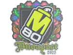 Sticker | M80 (Embroidered) | Budapest 2025