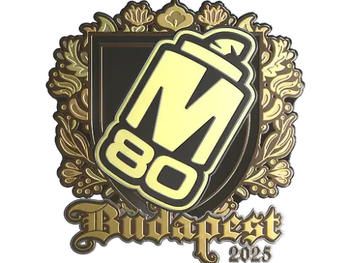 Sticker | M80 (Gold) | Budapest 2025 Sticker | M80 (Gold) | Budapest 2025