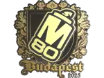 Sticker | M80 (Gold) | Budapest 2025
