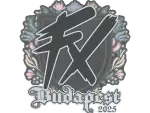 Sticker | Fluxo | Budapest 2025