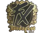 Sticker | Fluxo (Gold) | Budapest 2025