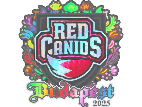 Sticker | RED Canids (Holo) | Budapest 2025 Sticker | RED Canids (Holo) | Budapest 2025