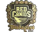 Sticker | RED Canids (Gold) | Budapest 2025