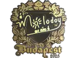 Sticker | molodoy (Gold) | Budapest 2025
