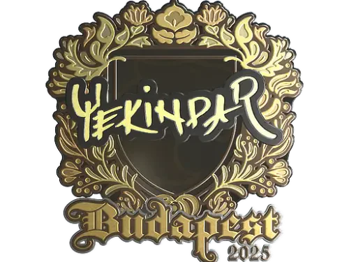 Sticker | YEKINDAR (Gold) | Budapest 2025 Sticker | YEKINDAR (Gold) | Budapest 2025