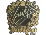 Sticker | yuurih (Gold) | Budapest 2025