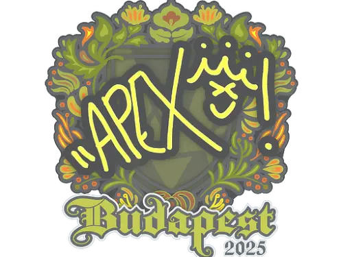Sticker | apEX | Budapest 2025 Sticker | apEX | Budapest 2025