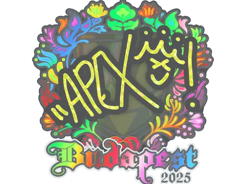 Sticker | apEX (Holo) | Budapest 2025