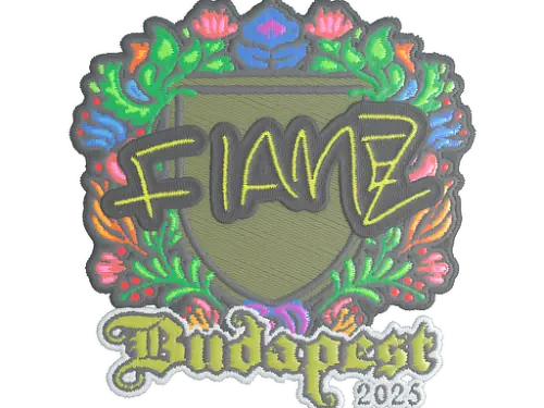 Sticker | FlameZ (Embroidered) | Budapest 2025 Sticker | FlameZ (Embroidered) | Budapest 2025