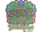 Sticker | FlameZ (Embroidered) | Budapest 2025