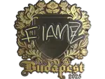 Sticker | FlameZ (Gold) | Budapest 2025