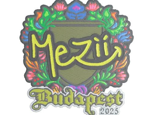 Sticker | mezii (Embroidered) | Budapest 2025