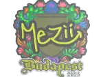 Sticker | mezii (Embroidered) | Budapest 2025