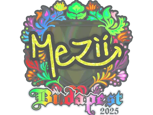Sticker | mezii (Holo) | Budapest 2025 Sticker | mezii (Holo) | Budapest 2025