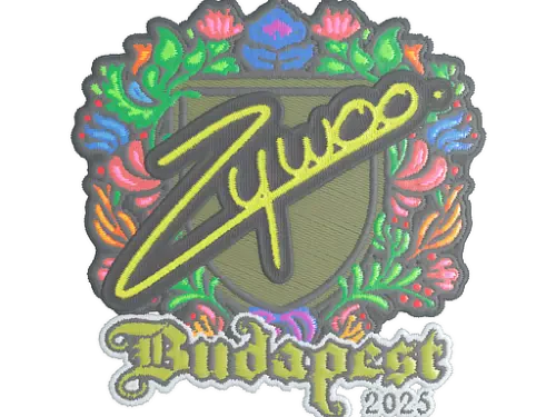 Sticker | ZywOo (Embroidered) | Budapest 2025