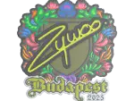 Sticker | ZywOo (Embroidered) | Budapest 2025