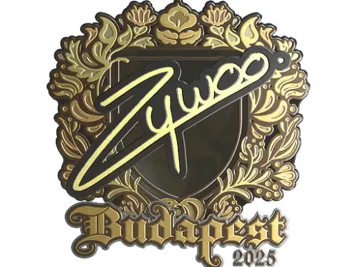 Sticker | ZywOo (Gold) | Budapest 2025 Sticker | ZywOo (Gold) | Budapest 2025