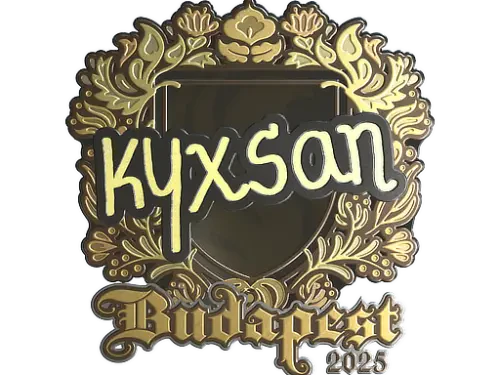 Sticker | kyxsan (Gold) | Budapest 2025