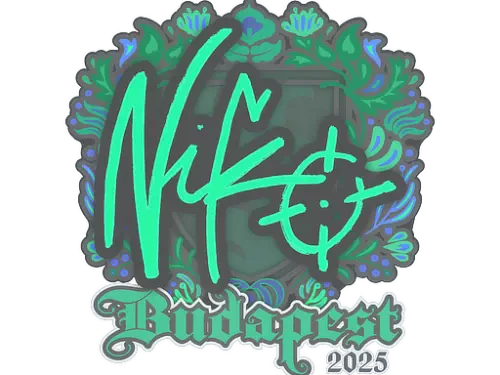 Sticker | NiKo | Budapest 2025