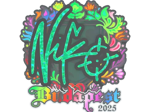 Sticker | NiKo (Holo) | Budapest 2025 Sticker | NiKo (Holo) | Budapest 2025
