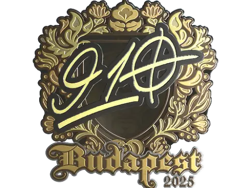 Sticker | 910 (Gold) | Budapest 2025
