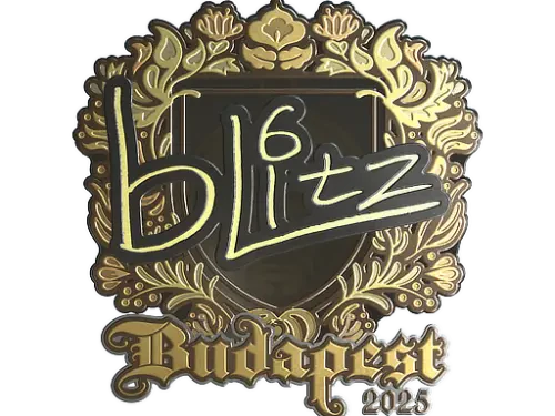 Sticker | bLitz (Gold) | Budapest 2025 Sticker | bLitz (Gold) | Budapest 2025