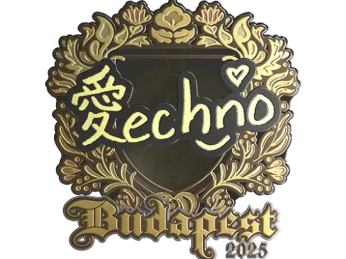 Sticker | Techno4K (Gold) | Budapest 2025 Sticker | Techno4K (Gold) | Budapest 2025