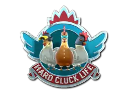Sticker | Hard Cluck Life (Foil) Sticker | Hard Cluck Life (Foil)