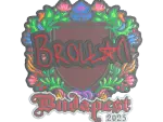 Sticker | Brollan (Embroidered) | Budapest 2025