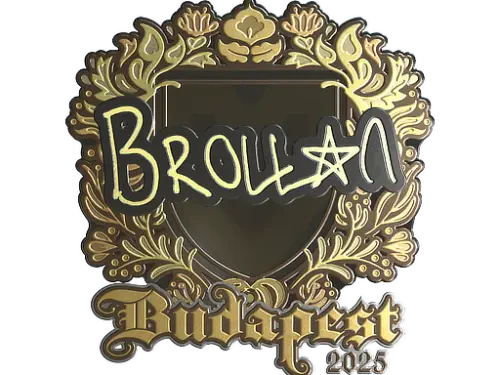 Sticker | Brollan (Gold) | Budapest 2025 Sticker | Brollan (Gold) | Budapest 2025