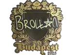 Sticker | Brollan (Gold) | Budapest 2025