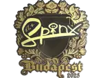 Sticker | Spinx (Gold) | Budapest 2025
