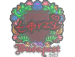 Sticker | torzsi (Embroidered) | Budapest 2025