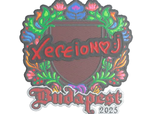Sticker | xertioN (Embroidered) | Budapest 2025 Sticker | xertioN (Embroidered) | Budapest 2025