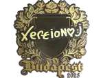 Sticker | xertioN (Gold) | Budapest 2025