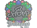 Sticker | chopper (Embroidered) | Budapest 2025