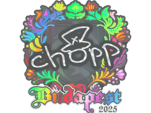 Sticker | chopper (Holo) | Budapest 2025 Sticker | chopper (Holo) | Budapest 2025