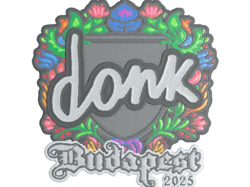Sticker | donk (Embroidered) | Budapest 2025 Sticker | donk (Embroidered) | Budapest 2025