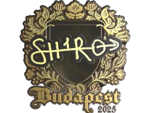 Sticker | sh1ro (Gold) | Budapest 2025 Sticker | sh1ro (Gold) | Budapest 2025