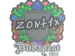 Sticker | zont1x (Embroidered) | Budapest 2025