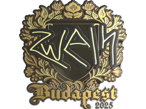 Sticker | zweih (Gold) | Budapest 2025